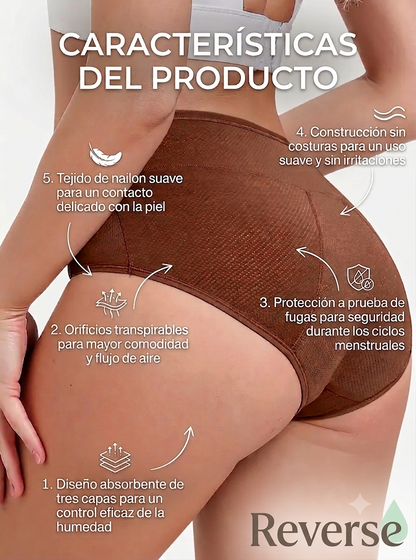 Braguitas Menstruales Reutilizables: Máxima Absorción y Comodidad sin Fugas