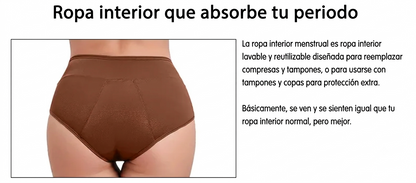 Braguitas Menstruales Reutilizables: Máxima Absorción y Comodidad sin Fugas